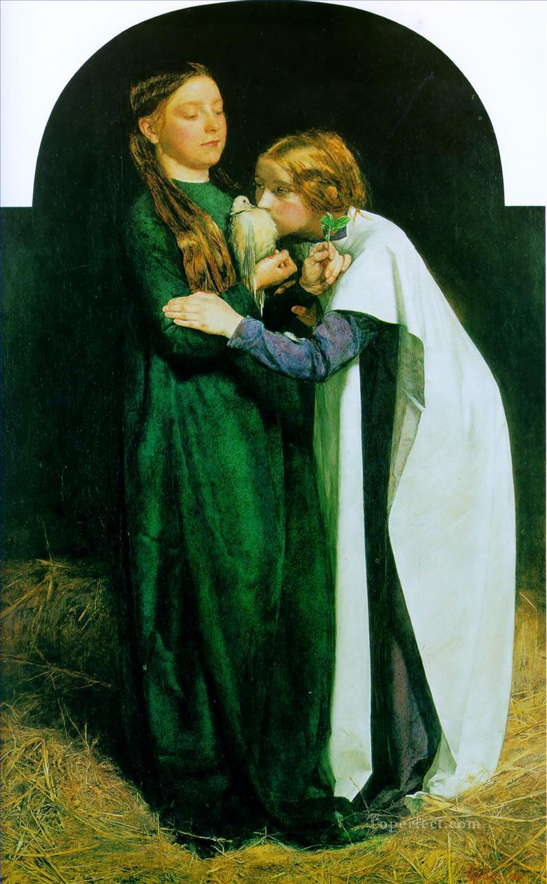 Return of the Dove Pre Raphaelite John Everett Millais Oil Paintings